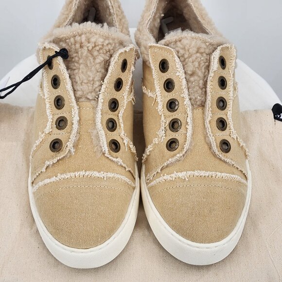 MYRA BAG Fancy Fur Lined Slip On Sneakers 7 & 9 NWT - Picture 8 of 11